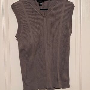 Alfani Ribbed Knit Top in Taupe